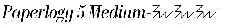 Paperlogy 5 Medium字体转换